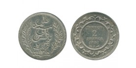 2 Francs Tunisie Argent