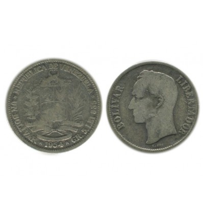 1 Bolivar Vénézuela Argent