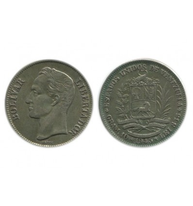 2 Bolivars Vénézuela Argent