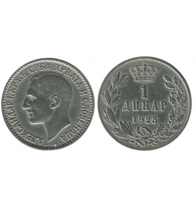1 Dinar Alexandre I Yougoslavie