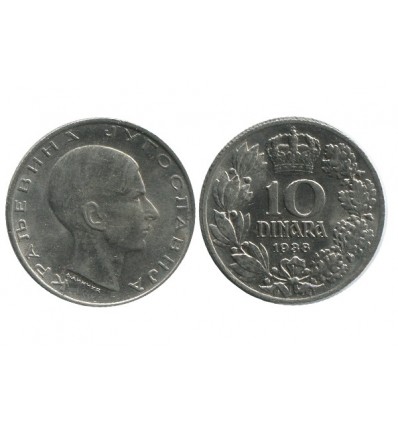 10 Dinars Yougoslavie