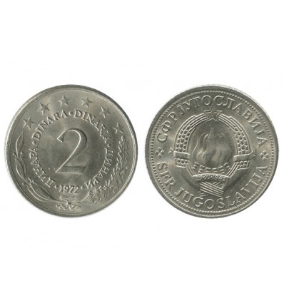 2 Dinars Yougoslavie