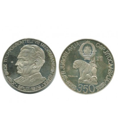 350 Dinars Yougoslavie - Argent