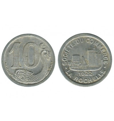 10 Centimes Société de Commerce LA ROCHELLE