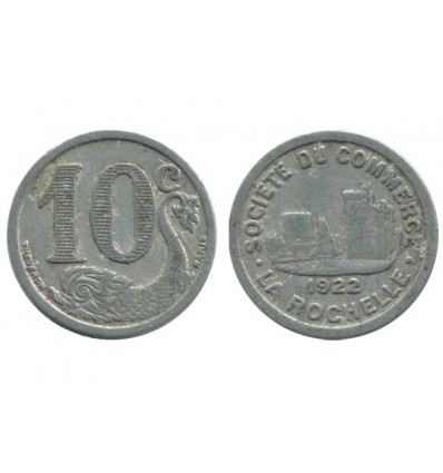 10 Centimes Société de Commerce LA ROCHELLE