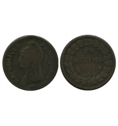 1 Decime Dupre type Définitif Directoire