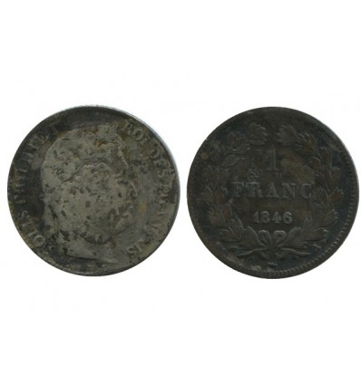 1 Franc Louis Philippe Ier Tête Laurée