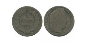 1 Franc Louis Philippe Ier Tête Laurée