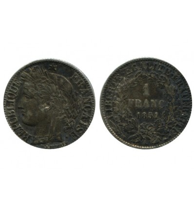 1 Franc Ceres Deuxième République