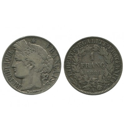 1 Franc Ceres Troisième République