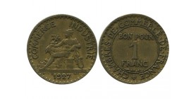 1 Franc Chambre de Commerce Troisième République