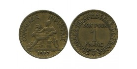 1 Franc Chambre de Commerce Troisième République