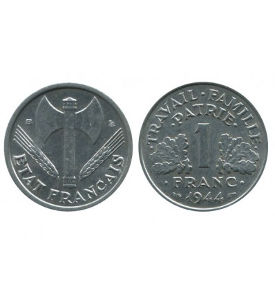 1 Franc Bazor Aluminium Etat Français