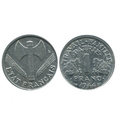 1 Franc Bazor Aluminium Etat Français