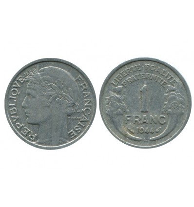 1 Franc Morlon Aluminium Gouvernement Provisoire