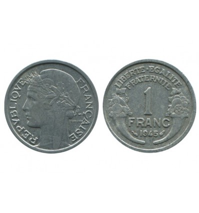 1 Franc Morlon Aluminium Gouvernement Provisoire