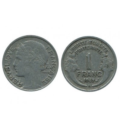 1 Franc Morlon Aluminium Quatrième République