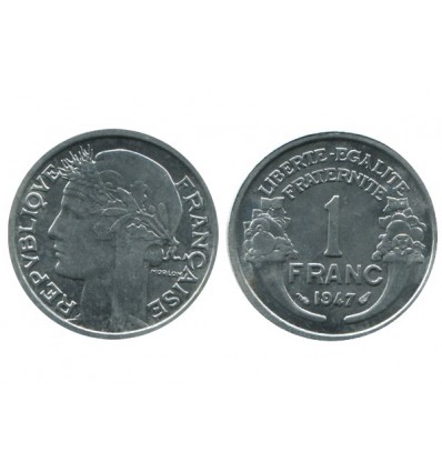 1 Franc Morlon Aluminium Quatrième République