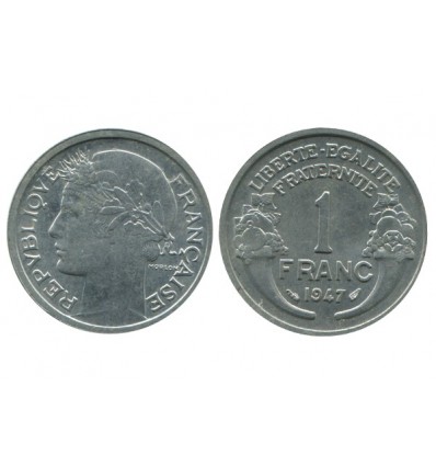 1 Franc Morlon Aluminium Quatrième République