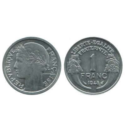 1 Franc Morlon Aluminium Quatrième République