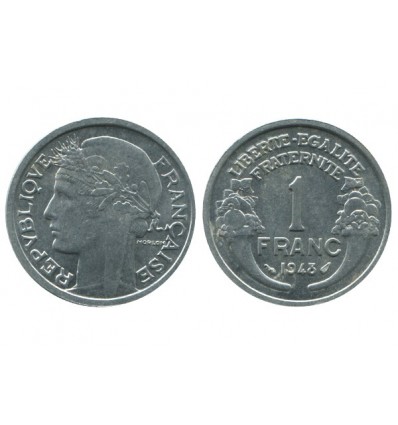 1 Franc Morlon Aluminium Quatrième République