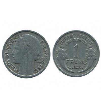 1 Franc Morlon Aluminium Quatrième République