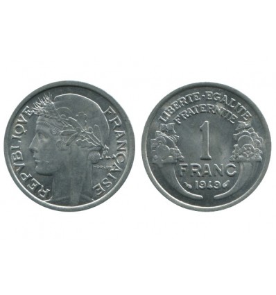 1 Franc Morlon Aluminium Quatrième République