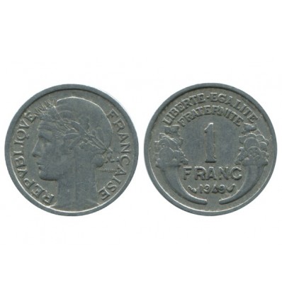 1 Franc Morlon Aluminium Quatrième République