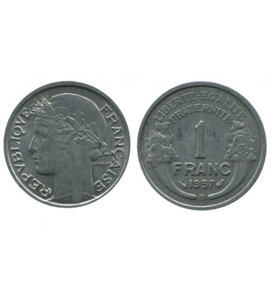 1 Franc Morlon Aluminium Quatrième République