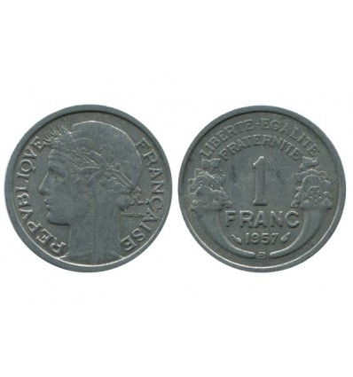 1 Franc Morlon Aluminium Quatrième République