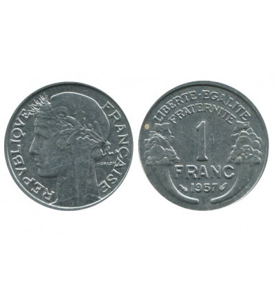 1 Franc Morlon Aluminium Quatrième République