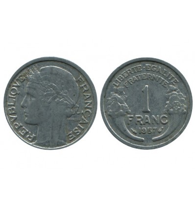 1 Franc Morlon Aluminium Quatrième République