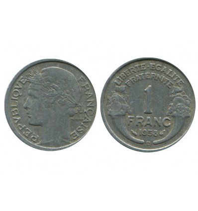 1 Franc Morlon Aluminium Quatrième République