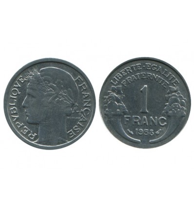 1 Franc Morlon Aluminium Quatrième République