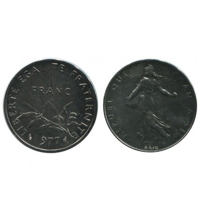 1 Franc Semeuse Piéfort En Nickel