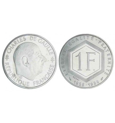 1 Franc de Gaulle Essai