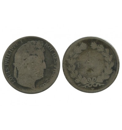 1 Franc Louis Philippe Ier Tête Laurée