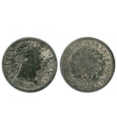 1/2 Franc Napoleon Ier Revers République