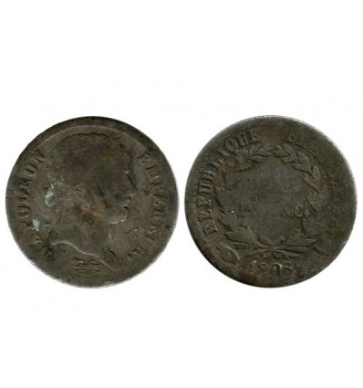 1/2 Franc Napoleon Ier Revers République