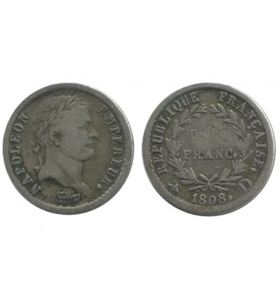 1/2 Franc Napoleon Ier Revers République