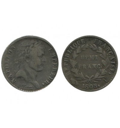 1/2 Franc Napoleon Ier Revers République