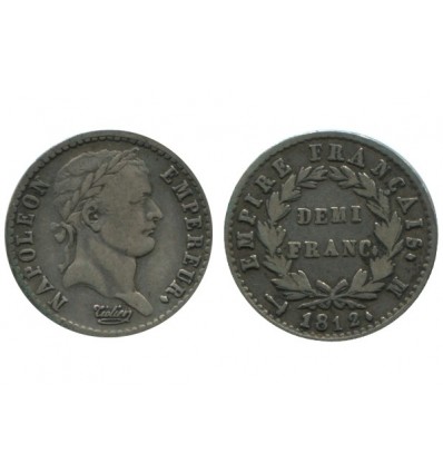 1/2 Franc Napoleon Ier Revers Empire