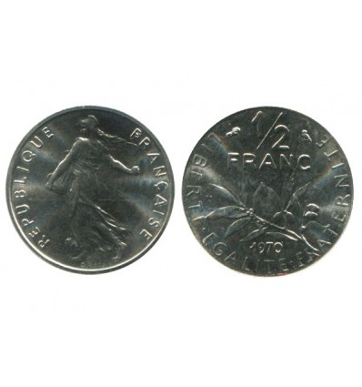 1/2 Franc Semeuse Nickel