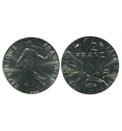 1/2 Franc Semeuse Nickel