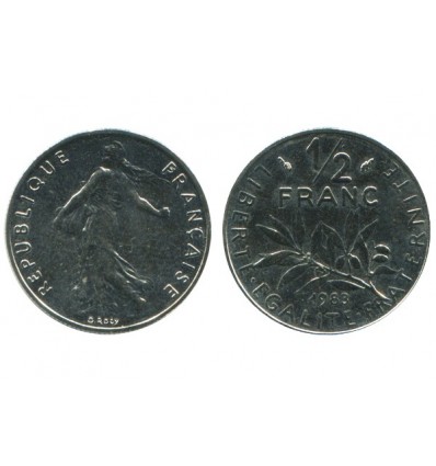 1/2 Franc Semeuse Nickel
