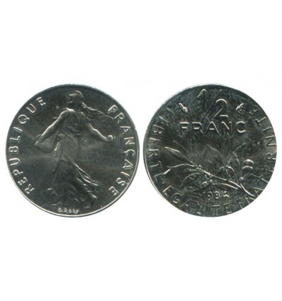 1/2 Franc Semeuse Nickel