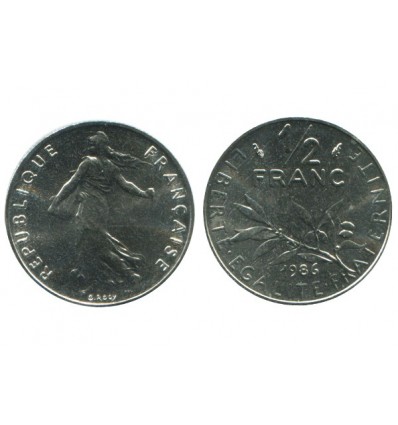 1/2 Franc Semeuse Nickel