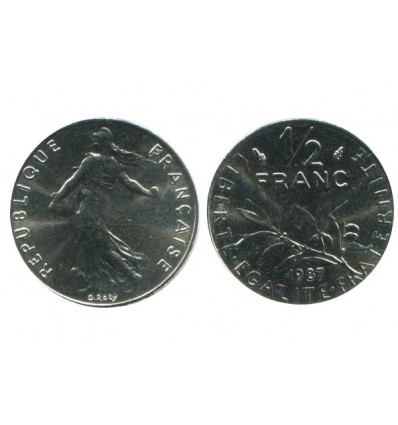 1/2 Franc Semeuse Nickel