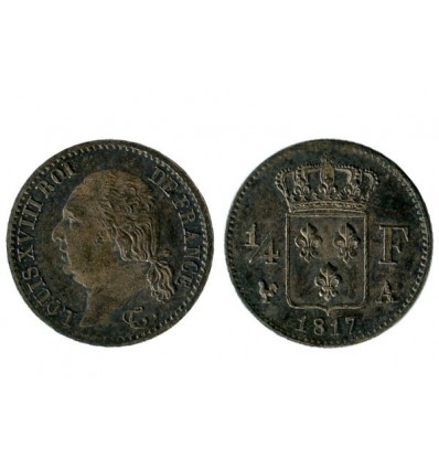 1/4 Franc Louis XVIII