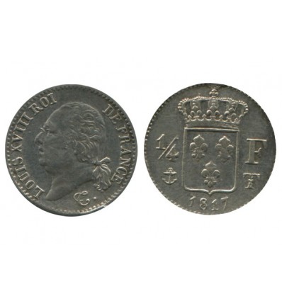 1/4 Franc Louis XVIII